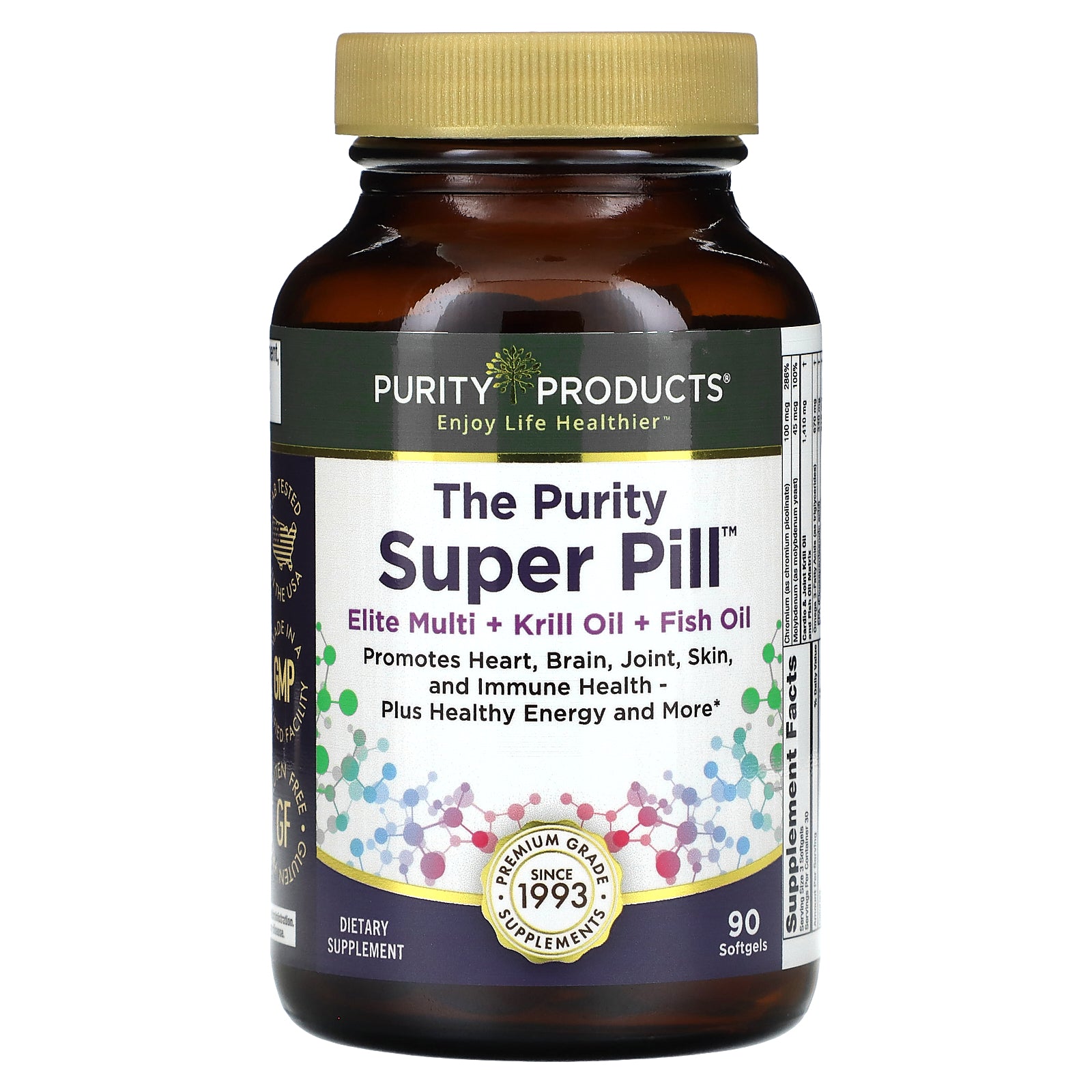 Purity Products, The Purity Super Pill, 90 Softgels