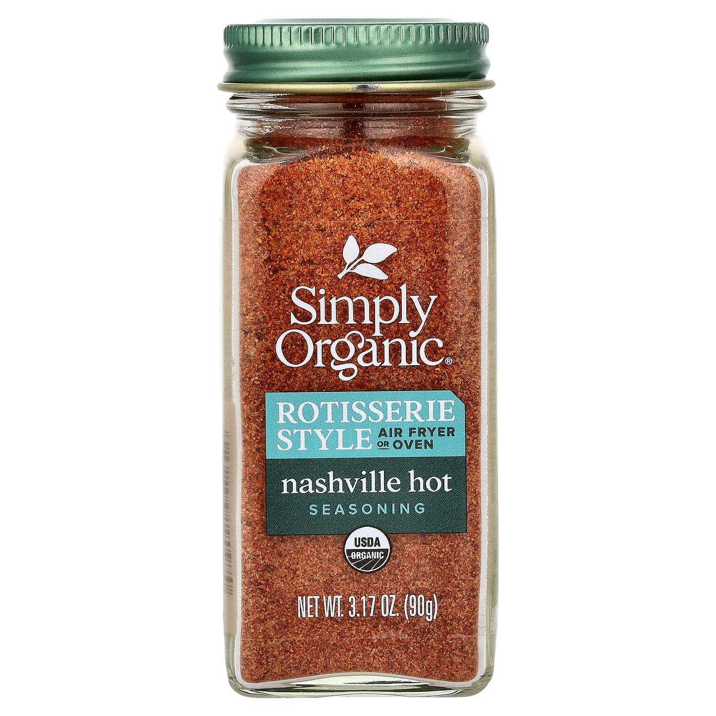 Simply Organic, Rotisserie Style Seasoning, Nashville Hot, 3.17 oz (90 g)