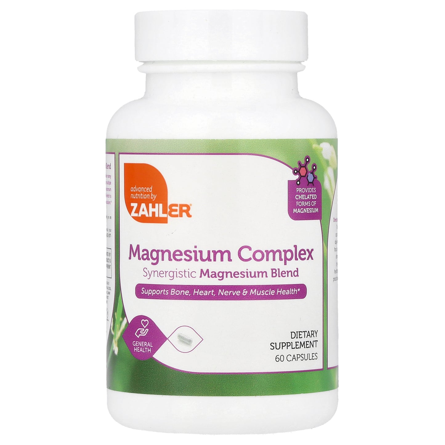 Zahler, Magnesium Complex, 60 Capsules