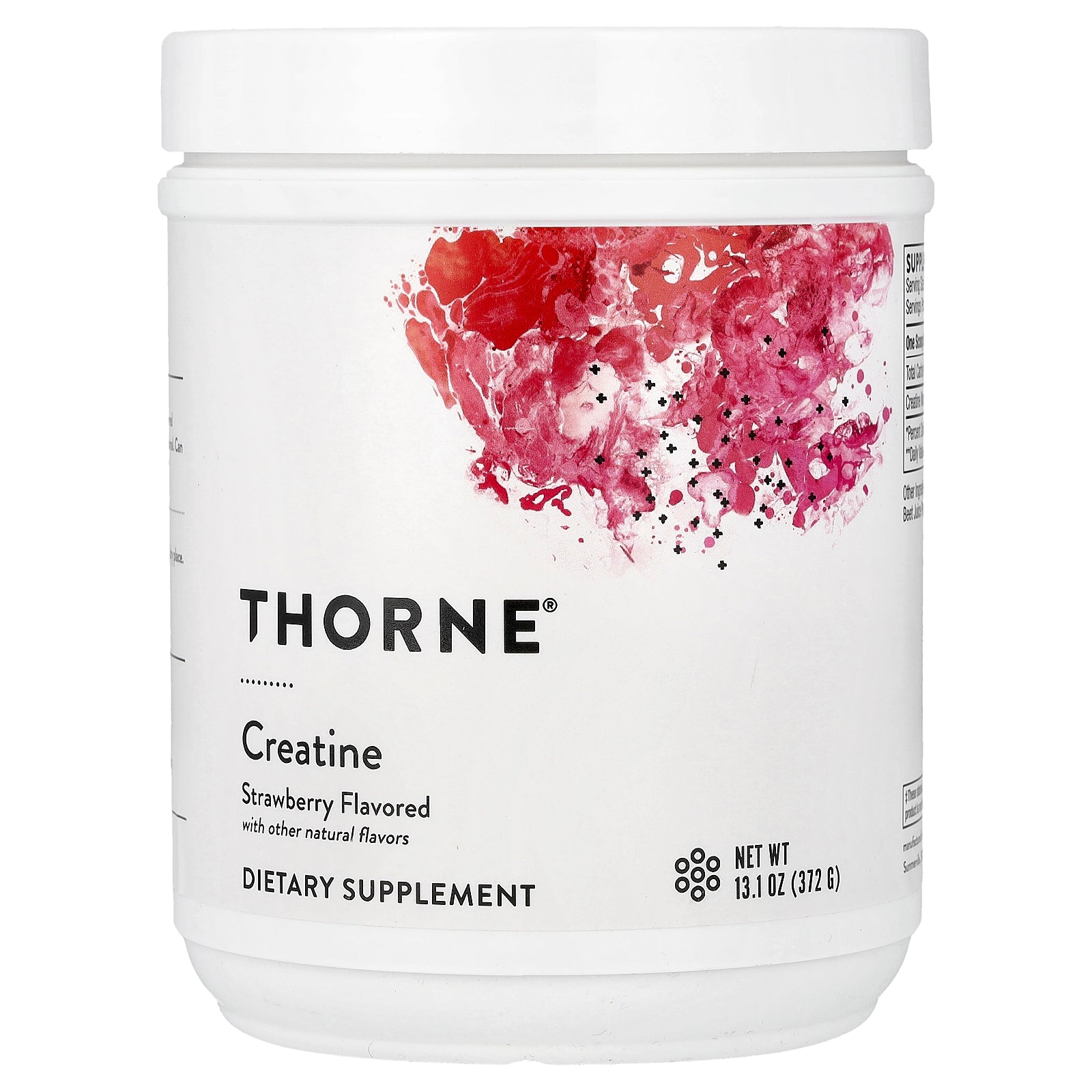 Thorne, Creatine, Strawberry, 13.1 oz (372 g)