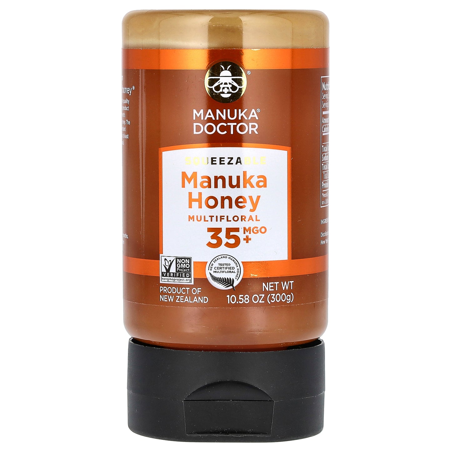Manuka Doctor, Squeezable Multifloral Manuka Honey, MGO 35+, 10.58 oz (300 g)
