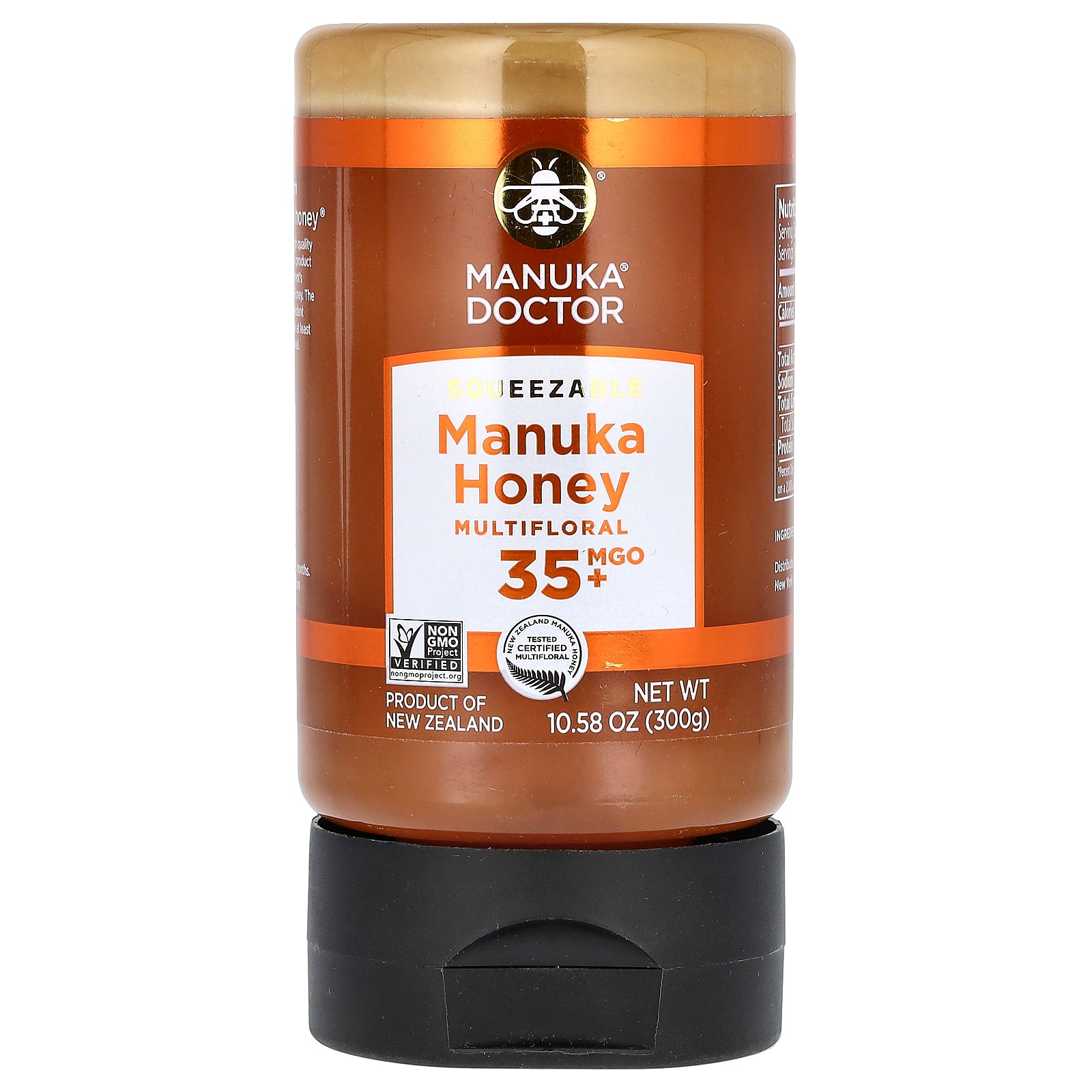 Manuka Doctor, Squeezable Multifloral Manuka Honey, MGO 35+, 10.58 oz (300 g)