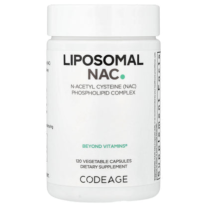 Codeage, Liposomal NAC, 120 Vegetable Capsules (450 mg per Capsule)