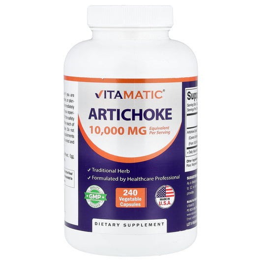 Vitamatic, Artichoke, 240 Vegetable Capsules (5,000 mg per Capsule)