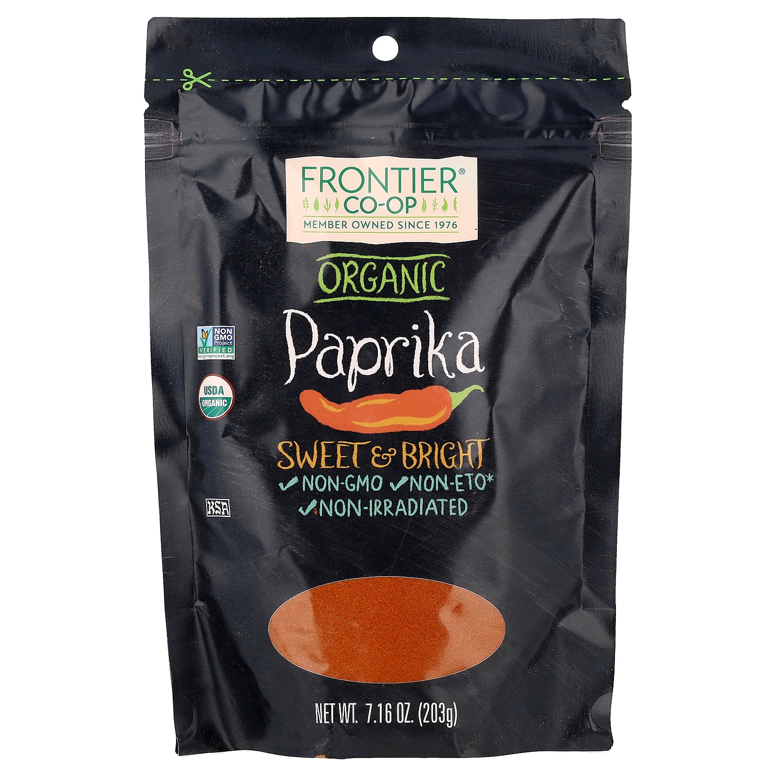 Frontier Co-op, Organic Paprika, 7.16 oz (203 g)