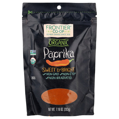 Frontier Co-op, Organic Paprika, 7.16 oz (203 g)