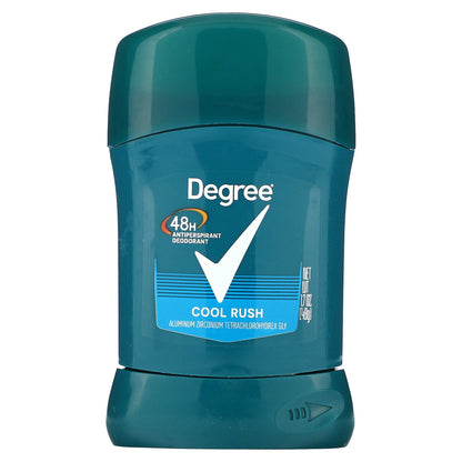 Degree, 48 Hour Antiperspirant Deodorant, Cool Rush, 1.7 oz (48 g)