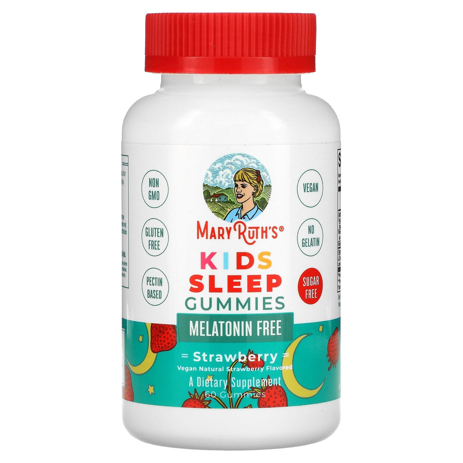 MaryRuth's, Kids Sleep Gummies, Strawberry, 60 Gummies
