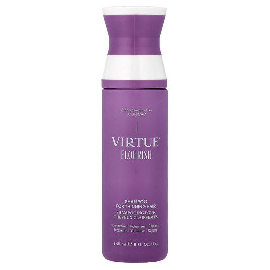 Virtue Labs, Flourish Shampoo, For Thinning Hair, 8 fl oz (240 ml)