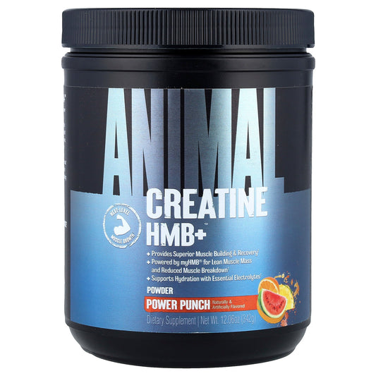 Animal, Creatine HMB+™ Powder, Power Punch, 12.06 oz (342 g)