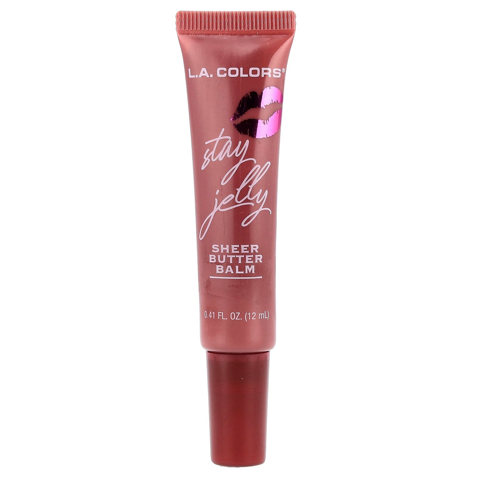 L.A. Colors, Stay Jelly, Sheer Butter Balm, CLG463 Obsession, 0.41 fl oz (12 ml)
