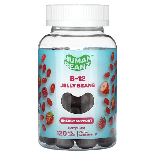 Human Beanz, B-12 Jelly Beans, Berry Blast, 120 Jelly Beans (333 mcg per Jelly Bean)