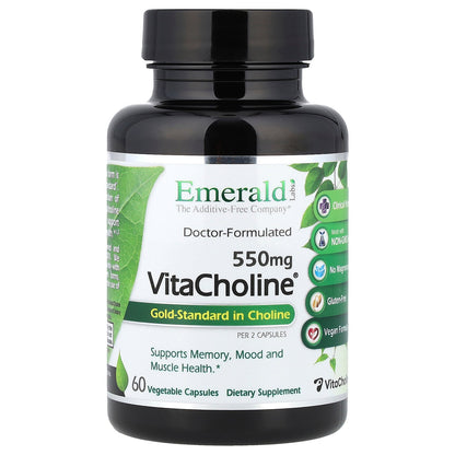 Emerald Laboratories, VitaCholine®, 60 Vegetable Capsules (275 mg per Capsule)
