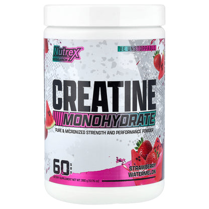 Nutrex Research, Creatine Monohydrate, Strawberry Watermelon, 13.76 oz (390 g)