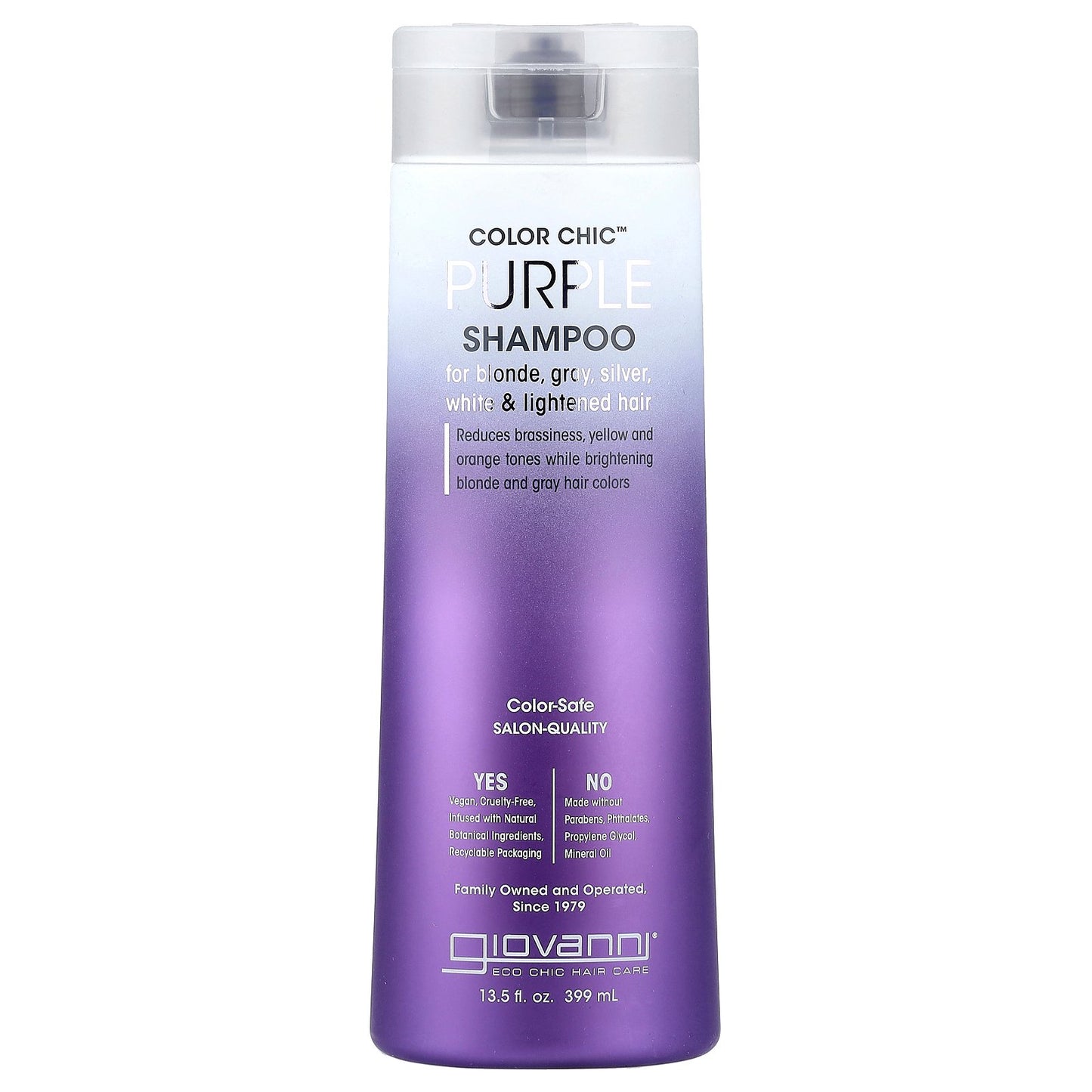 Giovanni, Color Chic™, Purple Shampoo , 13.5 fl oz (399 ml)