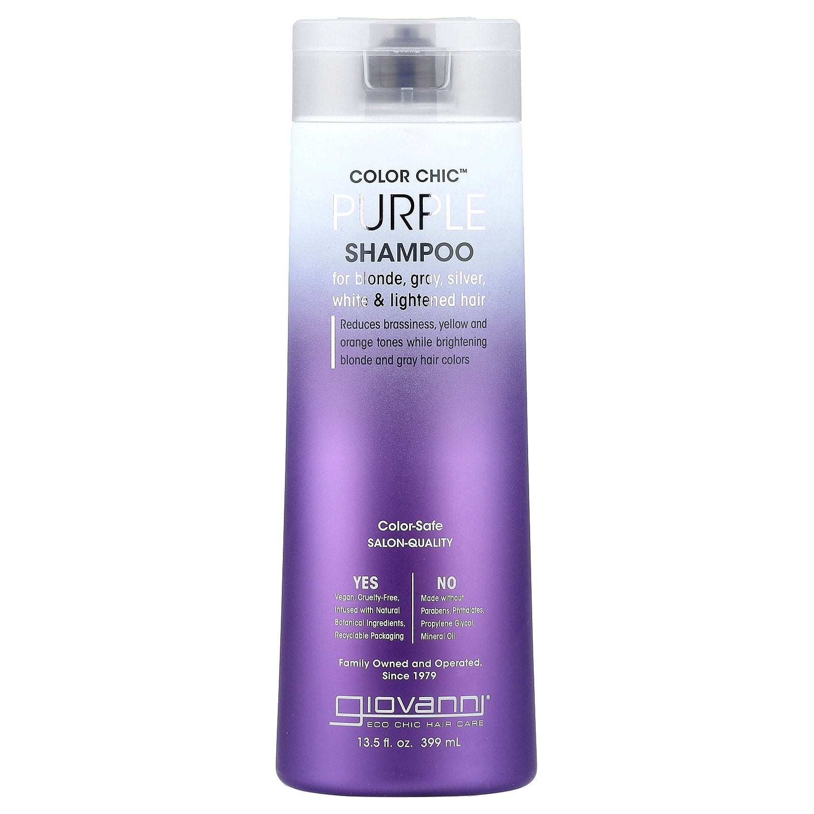 Giovanni, Color Chic™, Purple Shampoo , 13.5 fl oz (399 ml)