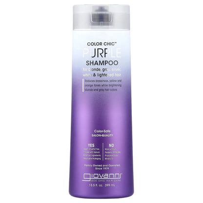 Giovanni, Color Chic™, Purple Shampoo , 13.5 fl oz (399 ml)