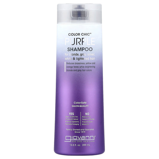 Giovanni, Color Chic™, Purple Shampoo , 13.5 fl oz (399 ml)