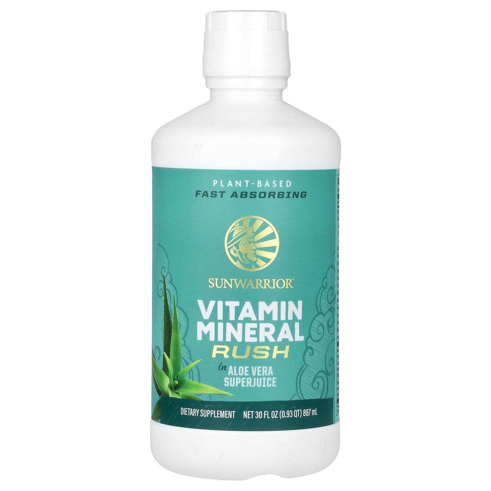 Sunwarrior, Vitamin Mineral Rush in Aloe Vera Superjuice, 30 fl oz (887 ml)