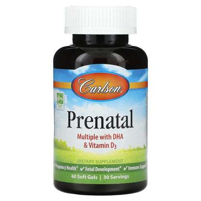 Carlson, Prenatal, 60 Soft Gels