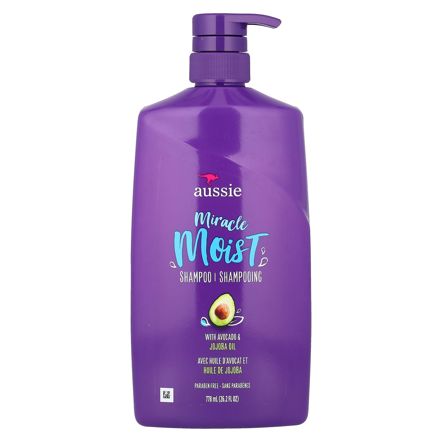 Aussie, Miracle Moist, Shampoo With Avocado & Jojoba Oil, 26.2 fl oz (778 ml)