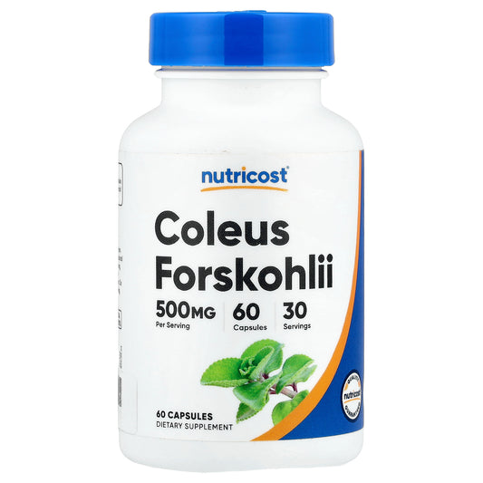 Nutricost, Coleus Forskohlii, 60 Capsules (250 mg per Capsule)