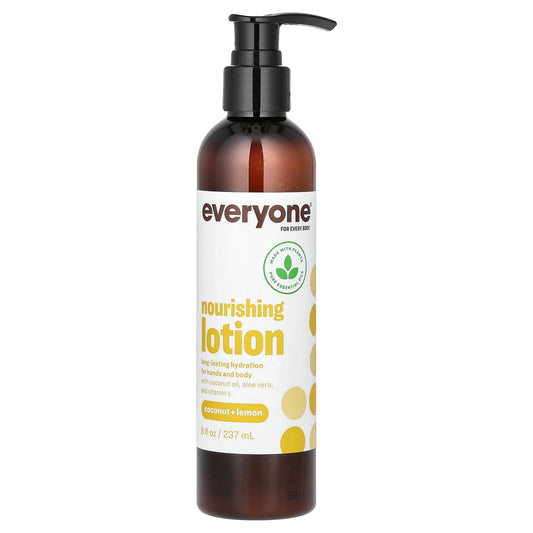 Everyone, Nourishing Lotion, Coconut + Lemon, 8 fl oz (237 ml)