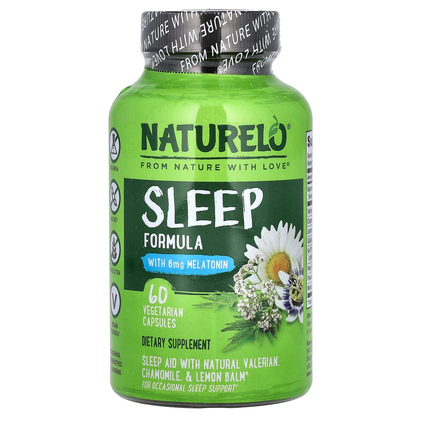 NATURELO, Sleep Formula, 60 Vegetarian Capsules