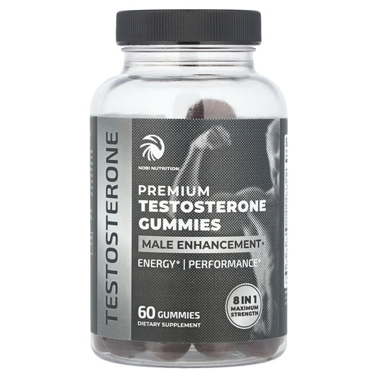 Nobi Nutrition, Premium Testosterone Gummies, 60 Gummies