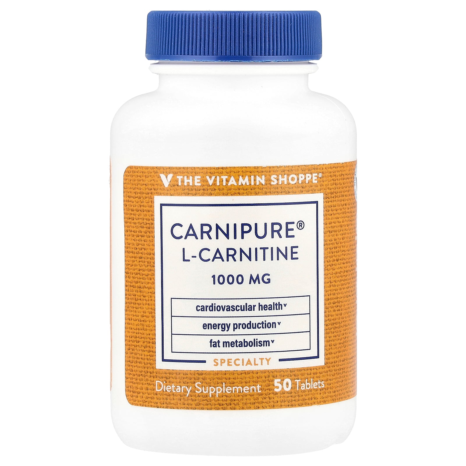 The Vitamin Shoppe, Carnipure® L-Carnitine, 1,000 mg, 50 Tablets