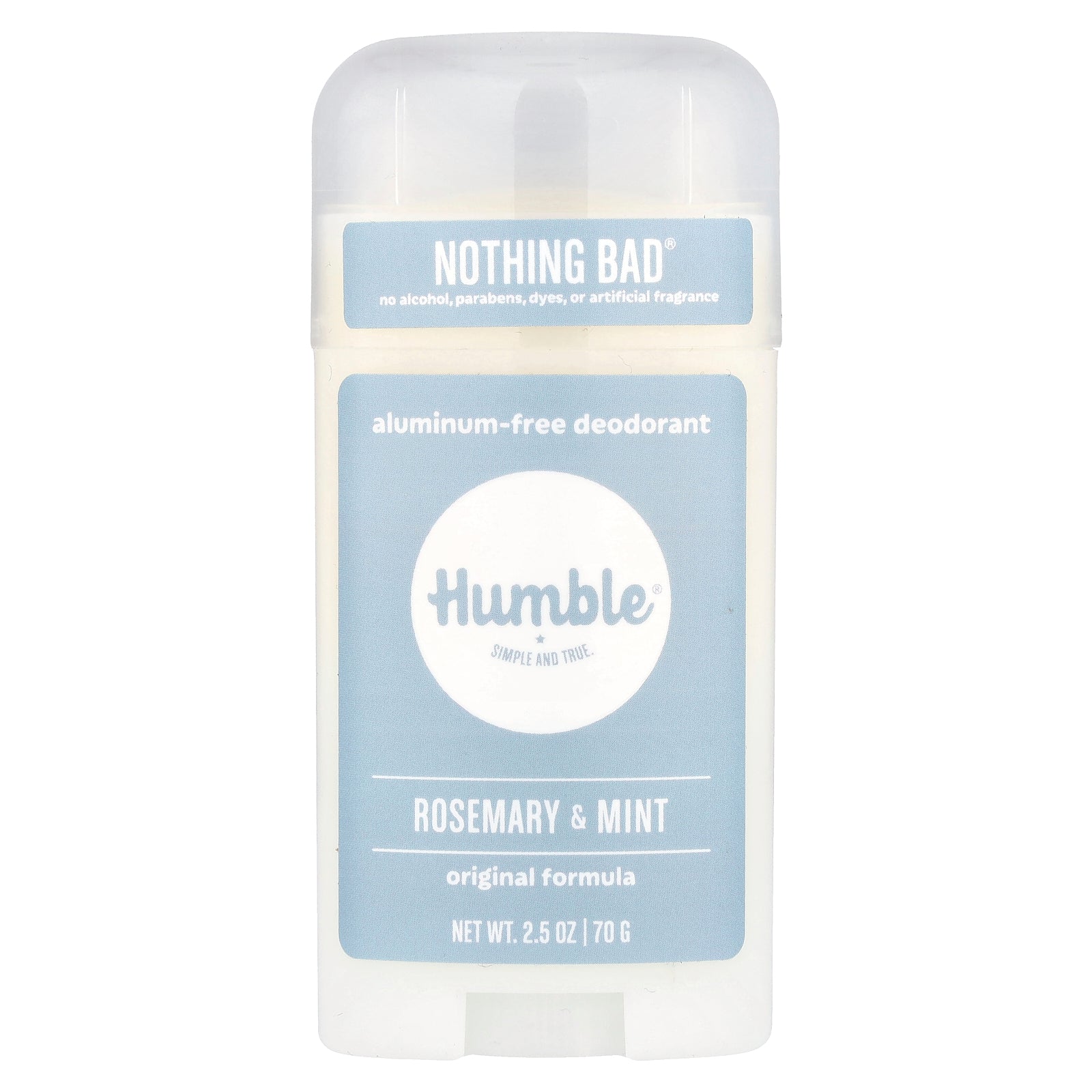 Humble Brands, Aluminum-Free Deodorant, Rosemary & Mint, 2.5 oz (70 g)