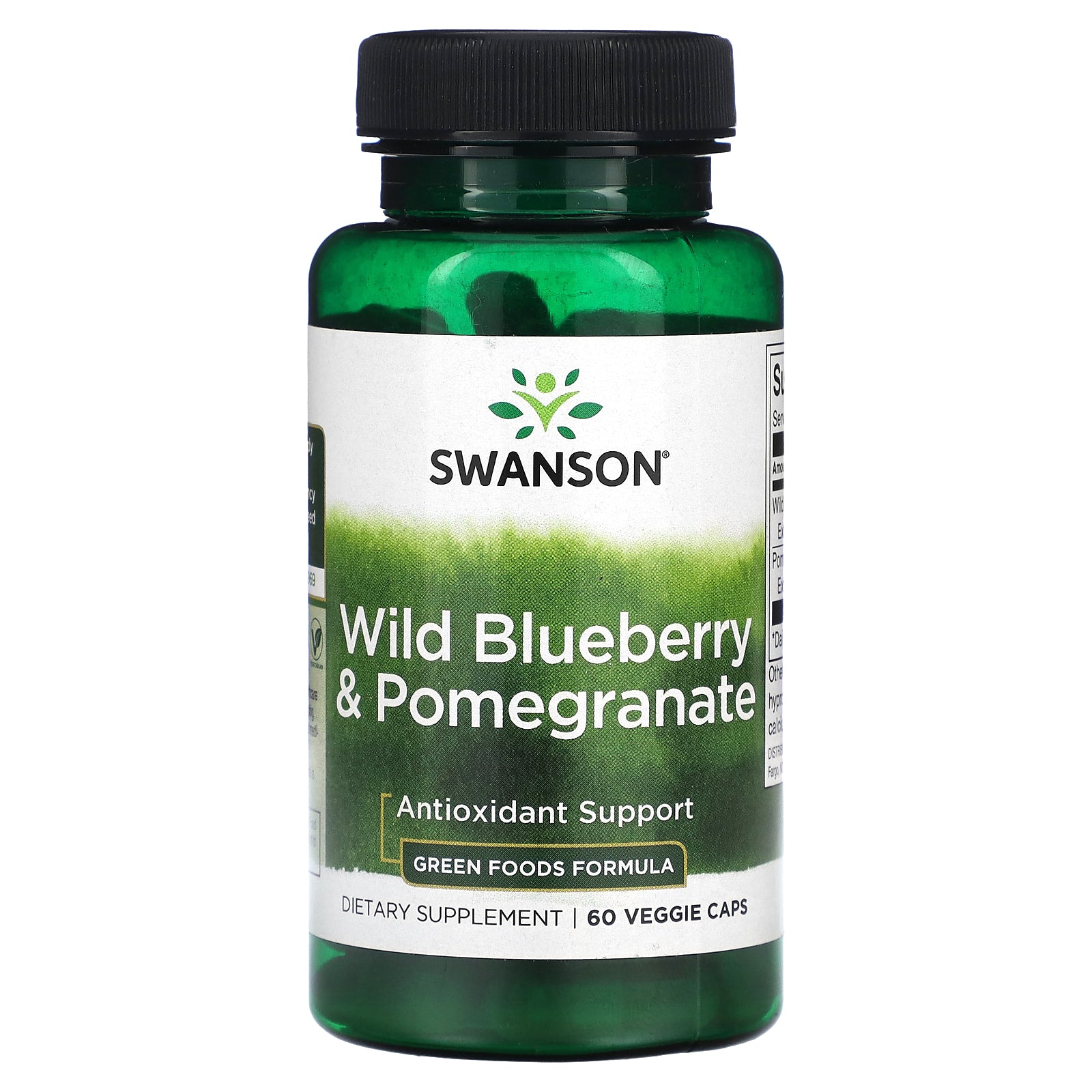 Swanson, Wild Blueberry & Pomegranate, 60 Veggie Caps