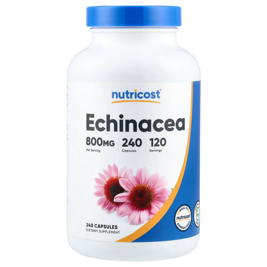 Nutricost, Echinacea, 240 Capsules (400 mg per Capsule)