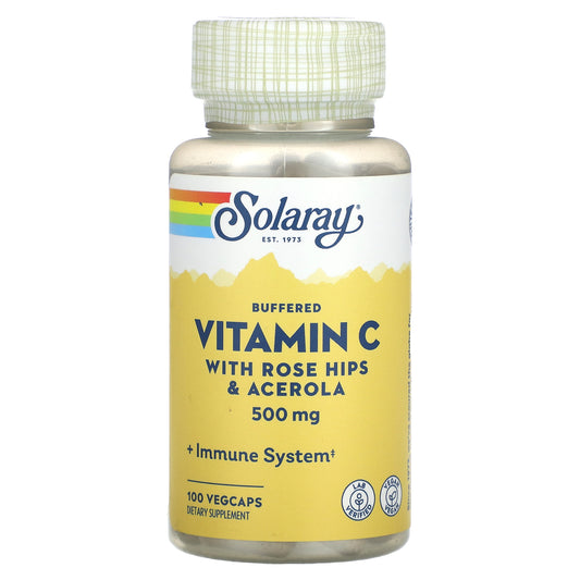 Solaray, Buffered Vitamin C, 100 VegCaps