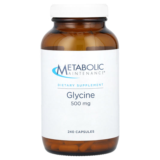 Metabolic Maintenance, Glycine, 500 mg, 240 Capsules