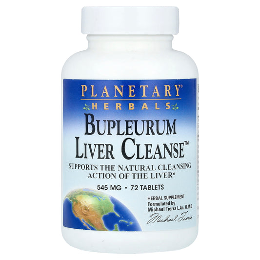 Planetary Herbals, Bupleurum Liver Cleanse™, 72 Tablets