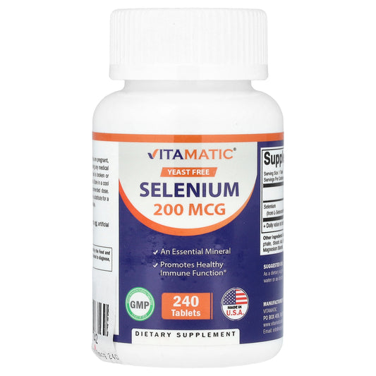 Vitamatic, Selenium , 200 mcg , 240 Tablets