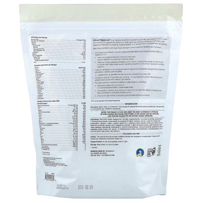 Metagenics, UltraGI Replenish, Chocolate, 22.22 oz (630 g)