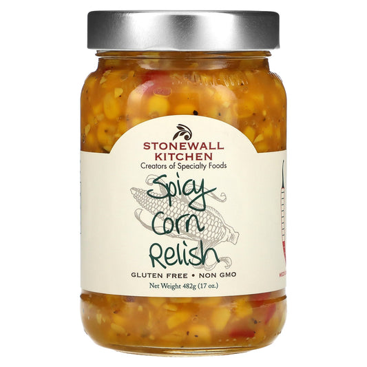 Stonewall Kitchen, Spicy Corn Relish, Medium, 17 oz (482 g)