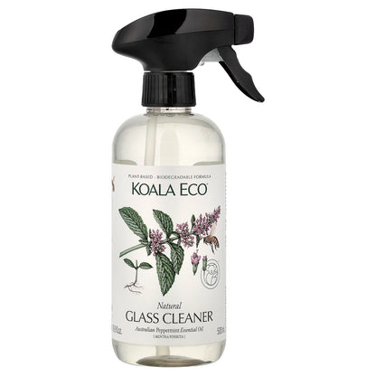 Koala Eco, Natural Glass Cleaner, Australian Peppermint Essential Oil, 16.9 fl oz (500 ml)