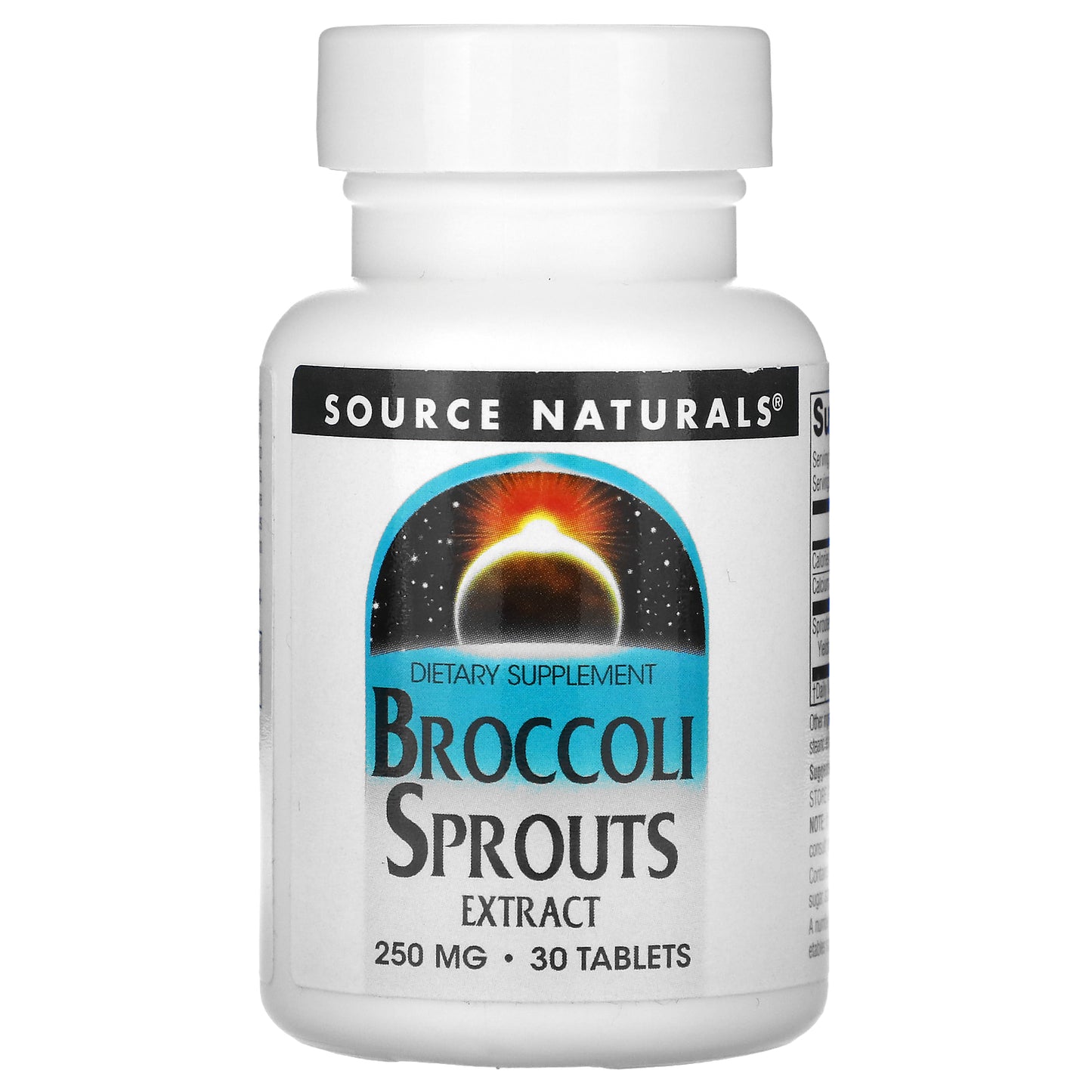 Source Naturals, Broccoli Sprouts Extract, 500 mg, 30 Tablets (250 mg per Tablet)