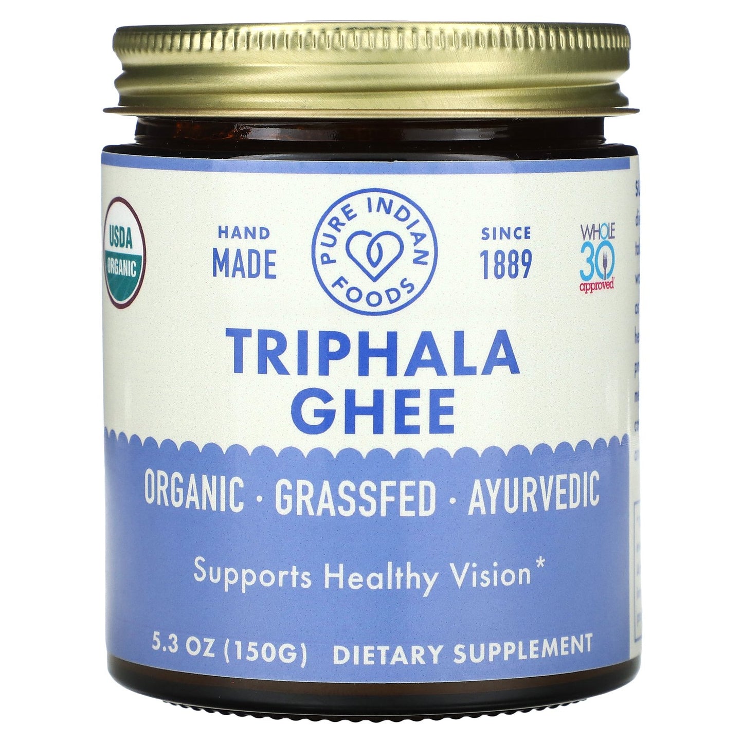 Pure Indian Foods, Organic Triphala Ghee, 5.3 oz (150 g)