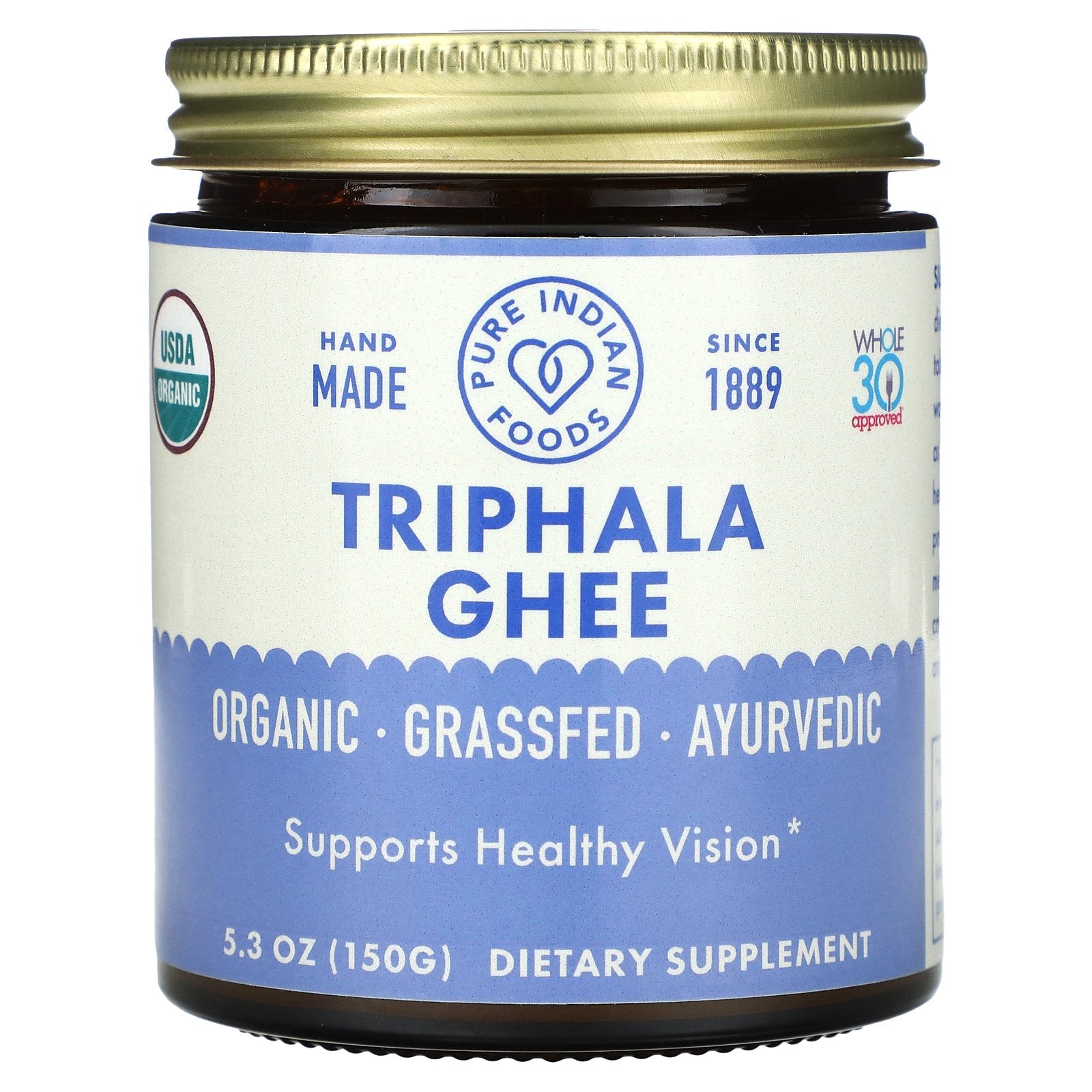 Pure Indian Foods, Organic Triphala Ghee, 5.3 oz (150 g)