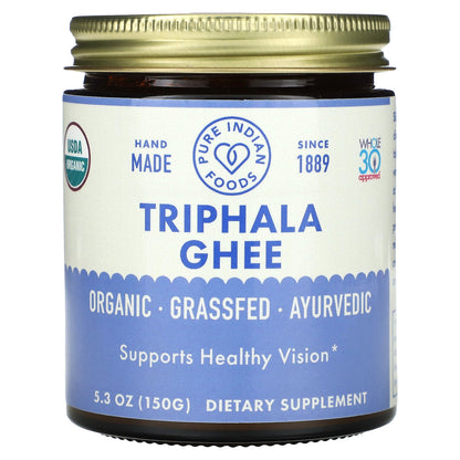 Pure Indian Foods, Organic Triphala Ghee, 5.3 oz (150 g)