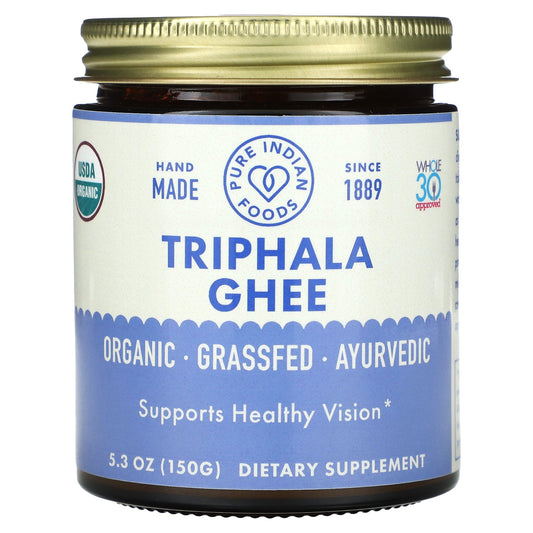 Pure Indian Foods, Organic Triphala Ghee, 5.3 oz (150 g)
