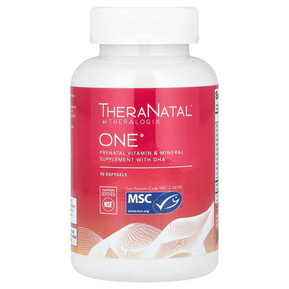 Theralogix, TheraNatal, One, 90 Softgels