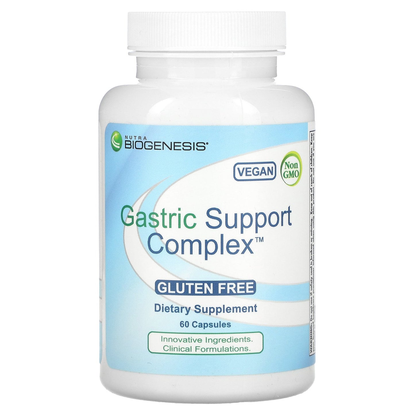 Nutra BioGenesis, Gastric Support Complex, 60 Capsules