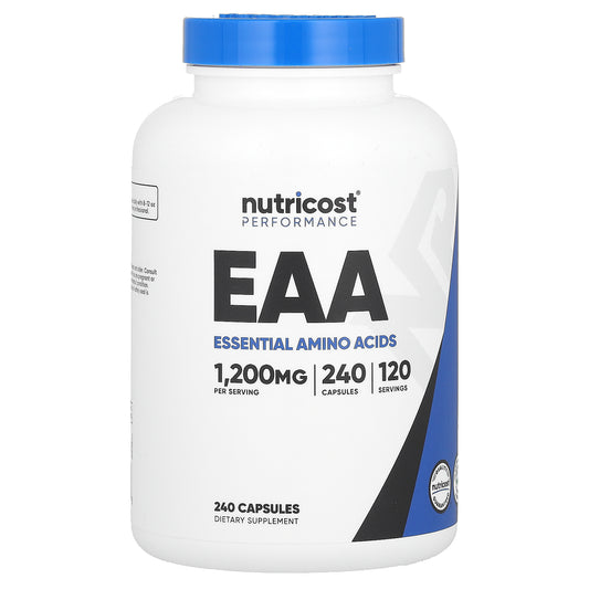 Nutricost, Performance, EAA, 240 Capsules
