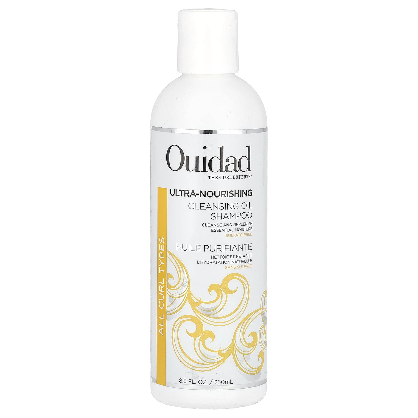 Ouidad, Ultra-Nourishing Cleansing Oil Shampoo, All Curl Types, 8.5 fl oz (250 ml)