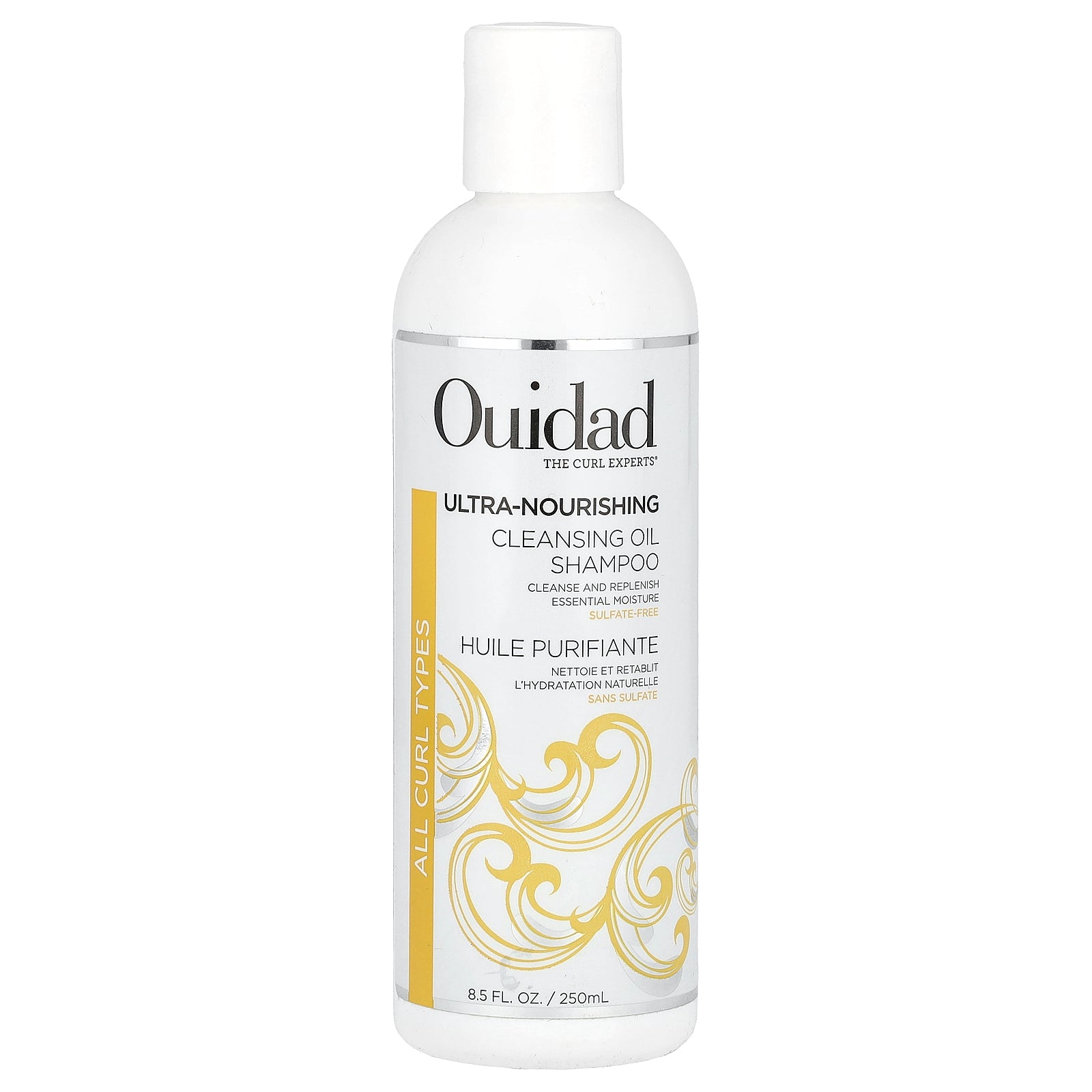 Ouidad, Ultra-Nourishing Cleansing Oil Shampoo, All Curl Types, 8.5 fl oz (250 ml)